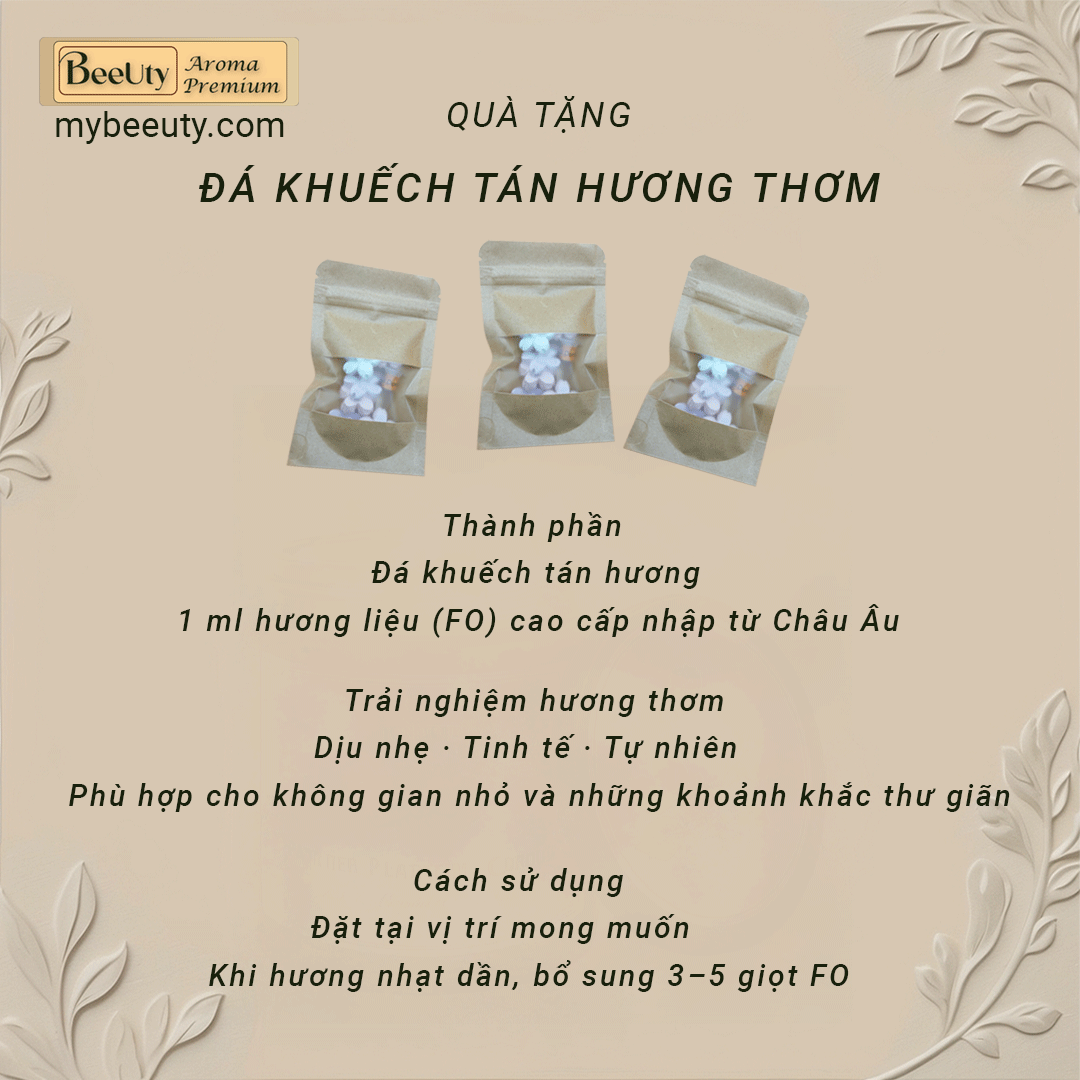 Đá khuếch tán tinh dầu – Hoa Đá Sắc Hồng